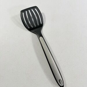 Calphalon 13.5" Black & Gray Nylon Plastic 5 Slot Spatula Turner Flipper